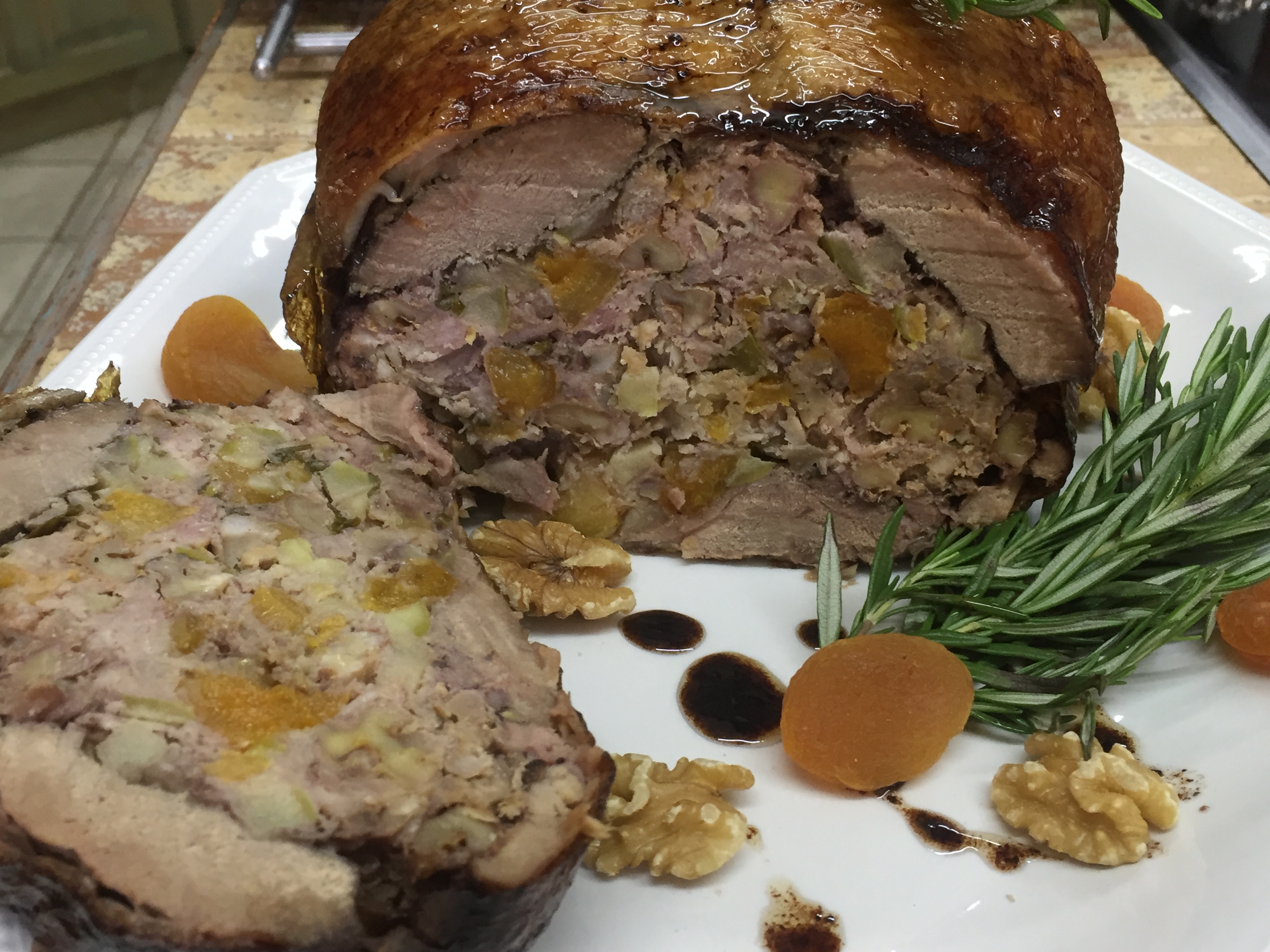 boned stuffed duck