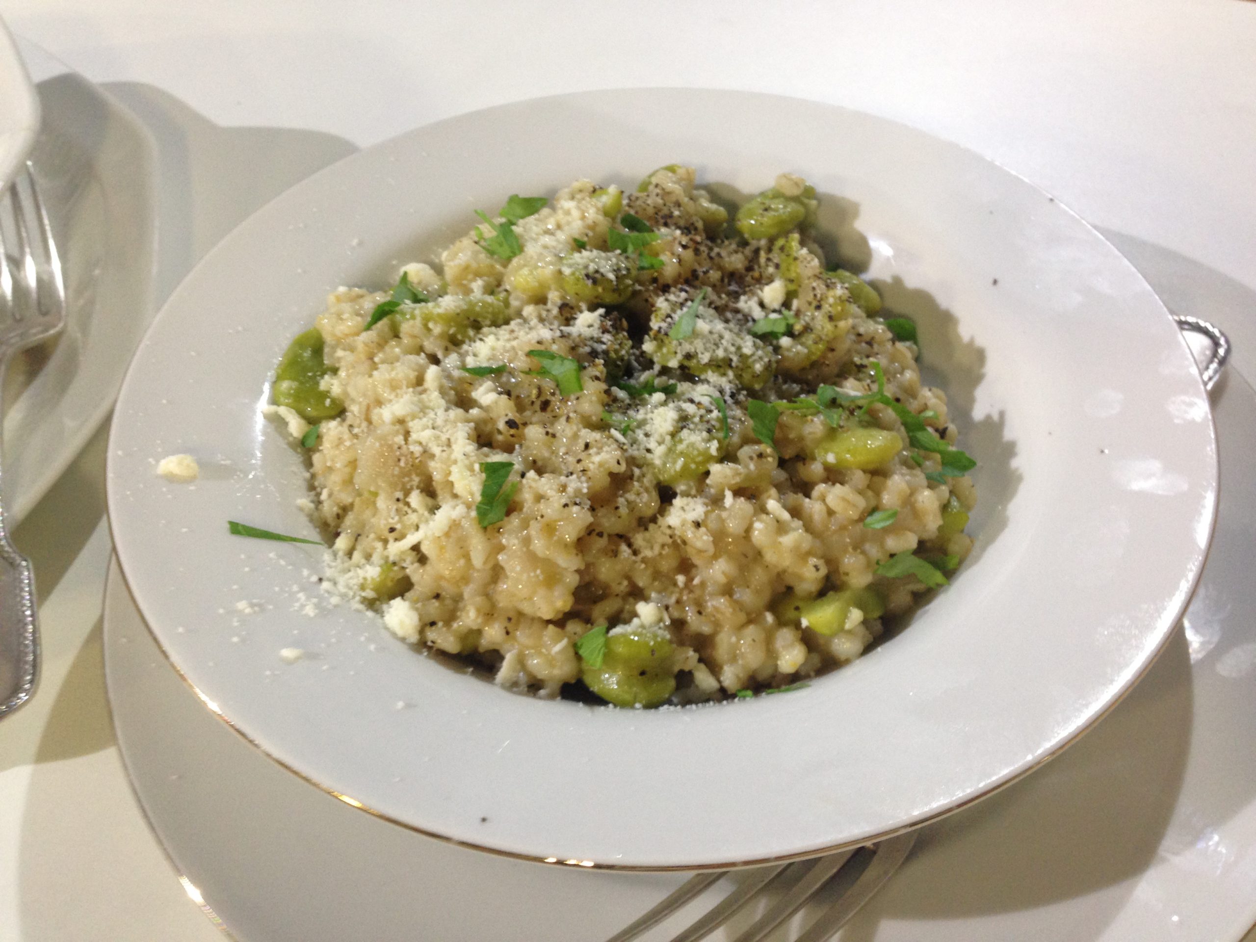 BARLEY RISOTTO WITH BROAD BEANS - Scotts Supermarket