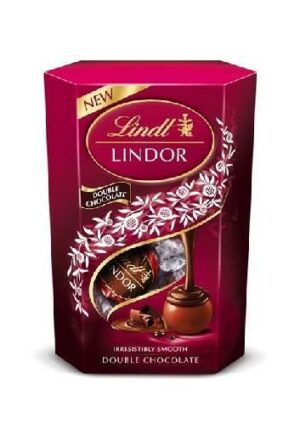 LINDT LINDOR BALLS DOUBLE CHOC 200G