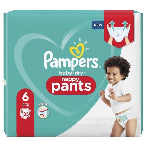 Pampers Baby-Dry taille 4+ 10-15kg 27 couches