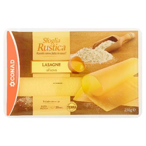 CONAD LASAGNE ALL' UOVO 250G SFOG RUSTIC - Scotts Supermarket