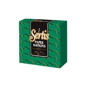 SERTIS PAPER NAPKINS COLOURED X100 30CM