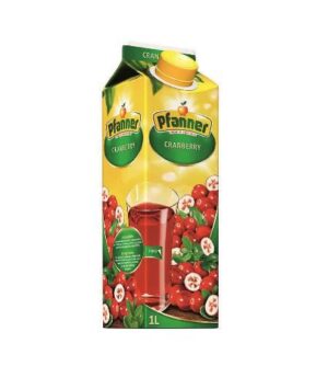 PFANNER 1LT CRANBERRY JUICE