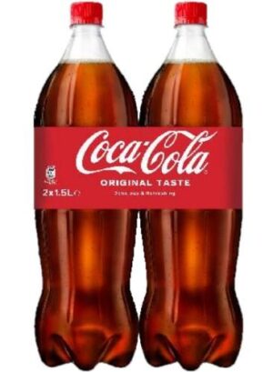 1.5L X2 COCA COLA