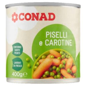 CONAD VEG PISELLI/CAROTINE 400GR